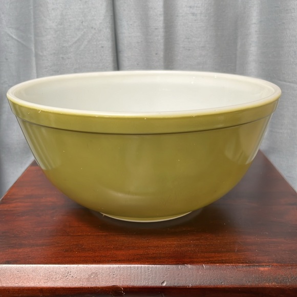Vintage 1966 Pyrex 403 2 1/2 Qt Verde Green Avocado Nesting Mixing Bowl - Picture 4 of 11